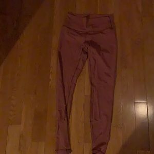 Dusty Rose Wunderunder by Lululemon, size 10 tall.